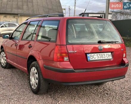 Красный Фольксваген Гольф, объемом двигателя 1.6 л и пробегом 187 тыс. км за 4150 $, фото 12 на Automoto.ua