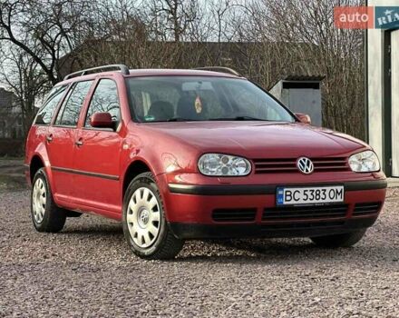 Красный Фольксваген Гольф, объемом двигателя 1.6 л и пробегом 187 тыс. км за 4150 $, фото 1 на Automoto.ua