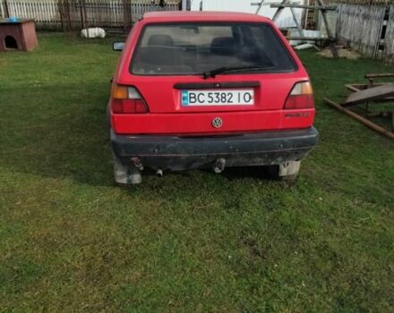 Красный Фольксваген Гольф, объемом двигателя 1.6 л и пробегом 250 тыс. км за 1000 $, фото 2 на Automoto.ua