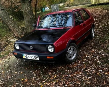 Красный Фольксваген Гольф, объемом двигателя 1.8 л и пробегом 0 тыс. км за 600 $, фото 1 на Automoto.ua