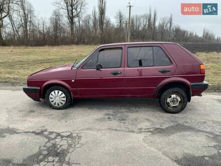 Фольксваген Гольф 1985 в Казатине на Automoto.ua Красный Фольксваген Гольф, объемом двигателя 1.59 л и пробегом 300 тыс. км за 1900 $, фото 1 на Automoto.ua