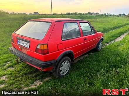 Фольксваген Гольф 1985 в Люботине на Automoto.ua Красный Фольксваген Гольф, объемом двигателя 1.6 л и пробегом 389 тыс. км за 1200 $, фото 1 на Automoto.ua