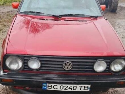 Красный Фольксваген Гольф, объемом двигателя 1.6 л и пробегом 300 тыс. км за 1400 $, фото 1 на Automoto.ua