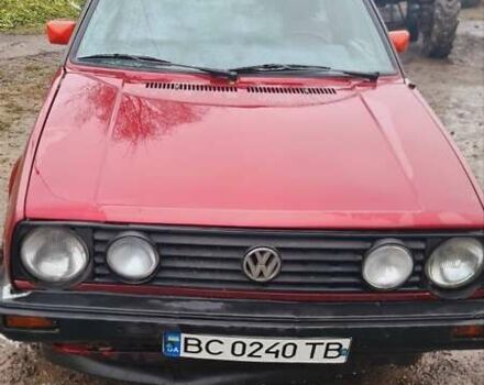 Красный Фольксваген Гольф, объемом двигателя 1.6 л и пробегом 300 тыс. км за 1400 $, фото 1 на Automoto.ua