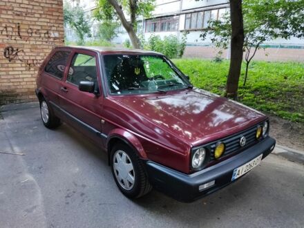 Красный Фольксваген Гольф, объемом двигателя 1.6 л и пробегом 50 тыс. км за 600 $, фото 1 на Automoto.ua