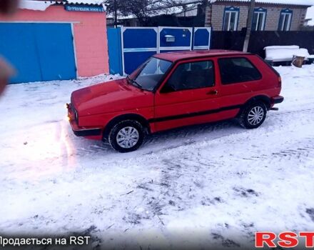 Красный Фольксваген Гольф, объемом двигателя 1.6 л и пробегом 230 тыс. км за 1000 $, фото 1 на Automoto.ua