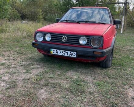 Червоний Фольксваген Гольф, об'ємом двигуна 1.6 л та пробігом 200 тис. км за 1000 $, фото 1 на Automoto.ua