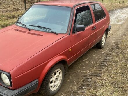 Фольксваген Гольф 1988 в Дрогобыче на Automoto.ua Красный Фольксваген Гольф, объемом двигателя 1.6 л и пробегом 400 тыс. км за 1200 $, фото 1 на Automoto.ua