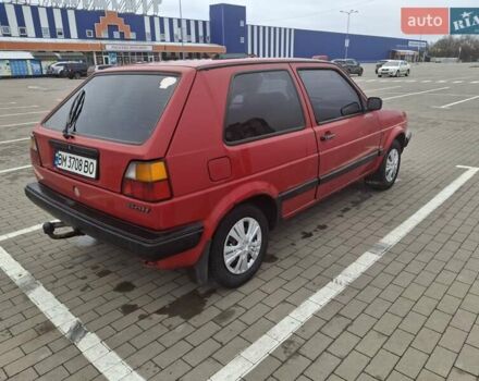 Красный Фольксваген Гольф, объемом двигателя 1.3 л и пробегом 310 тыс. км за 1500 $, фото 1 на Automoto.ua