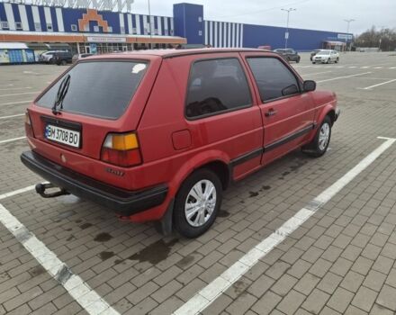 Красный Фольксваген Гольф, объемом двигателя 1.3 л и пробегом 310 тыс. км за 1500 $, фото 1 на Automoto.ua