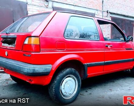 Красный Фольксваген Гольф, объемом двигателя 1.6 л и пробегом 500 тыс. км за 1000 $, фото 1 на Automoto.ua