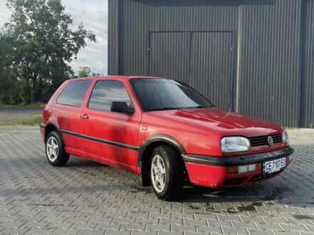 Фольксваген Гольф 1992 в Черновцах на Automoto.ua Красный Фольксваген Гольф, объемом двигателя 1.78 л и пробегом 288 тыс. км за 2600 $, фото 1 на Automoto.ua