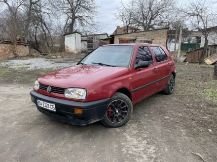 Фольксваген Гольф 1993 у Умани на Automoto.ua Червоний Фольксваген Гольф, об'ємом двигуна 1.4 л та пробігом 3 тис. км за 2850 $, фото 1 на Automoto.ua