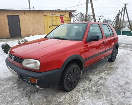 Красный Фольксваген Гольф, объемом двигателя 1.4 л и пробегом 238 тыс. км за 1250 $, фото 1 на Automoto.ua