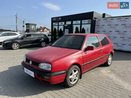 Фольксваген Гольф 1995 у Львові на Automoto.ua Червоний Фольксваген Гольф, об'ємом двигуна 1.4 л та пробігом 93 тис. км за 1650 $, фото 1 на Automoto.ua