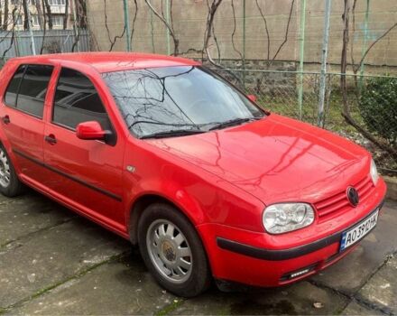 Красный Фольксваген Гольф, объемом двигателя 1.6 л и пробегом 100 тыс. км за 4000 $, фото 1 на Automoto.ua