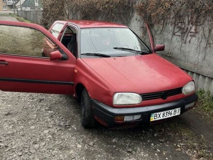 Красный Фольксваген Гольф, объемом двигателя 1.4 л и пробегом 210 тыс. км за 1350 $, фото 1 на Automoto.ua