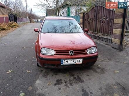 Фольксваген Гольф 1999 в Народичах на Automoto.ua Красный Фольксваген Гольф, объемом двигателя 1.39 л и пробегом 255 тыс. км за 3300 $, фото 1 на Automoto.ua