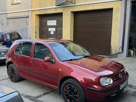Фольксваген Гольф 1999 в Луцке на Automoto.ua Красный Фольксваген Гольф, объемом двигателя 1.6 л и пробегом 260 тыс. км за 2999 $, фото 1 на Automoto.ua