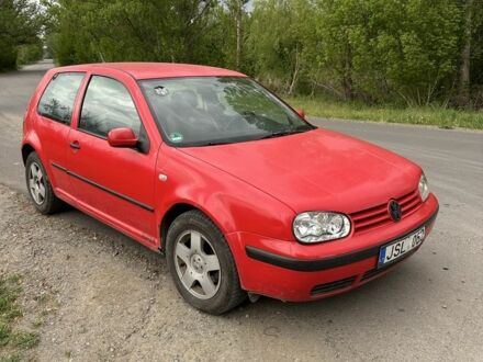 Фольксваген Гольф 1999 в Мироновке на Automoto.ua Красный Фольксваген Гольф, объемом двигателя 1.9 л и пробегом 258 тыс. км за 1500 $, фото 1 на Automoto.ua