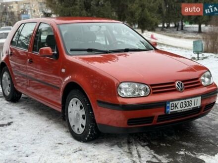 Червоний Фольксваген Гольф, об'ємом двигуна 1.6 л та пробігом 185 тис. км за 5250 $, фото 1 на Automoto.ua