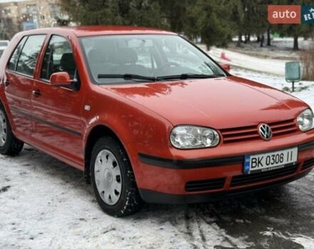 Червоний Фольксваген Гольф, об'ємом двигуна 1.6 л та пробігом 185 тис. км за 5250 $, фото 1 на Automoto.ua