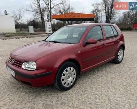 Красный Фольксваген Гольф, объемом двигателя 1.9 л и пробегом 280 тыс. км за 2200 $, фото 1 на Automoto.ua