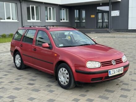 Фольксваген Гольф 2000 в Сарнах на Automoto.ua Красный Фольксваген Гольф, объемом двигателя 1.9 л и пробегом 376 тыс. км за 1850 $, фото 1 на Automoto.ua