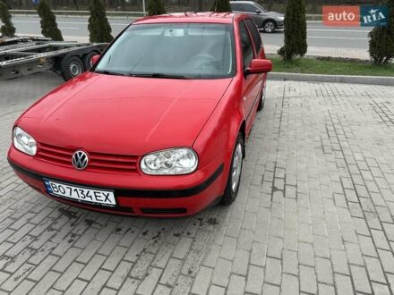 Фольксваген Гольф 2002 у Тернополі на Automoto.ua Червоний Фольксваген Гольф, об'ємом двигуна 1.4 л та пробігом 279 тис. км за 3250 $, фото 1 на Automoto.ua