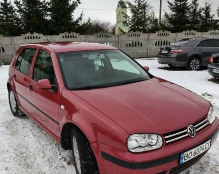 Червоний Фольксваген Гольф, об'ємом двигуна 1.6 л та пробігом 206 тис. км за 3350 $, фото 1 на Automoto.ua