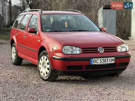 Красный Фольксваген Гольф, объемом двигателя 1.6 л и пробегом 187 тыс. км за 4150 $, фото 1 на Automoto.ua