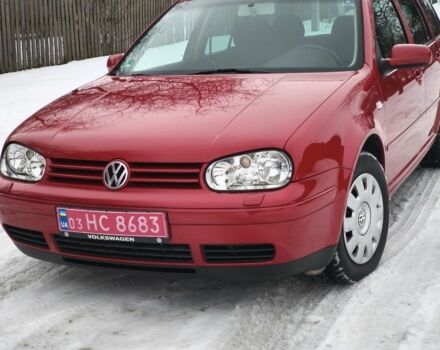 Червоний Фольксваген Гольф, об'ємом двигуна 1.6 л та пробігом 224 тис. км за 4600 $, фото 1 на Automoto.ua