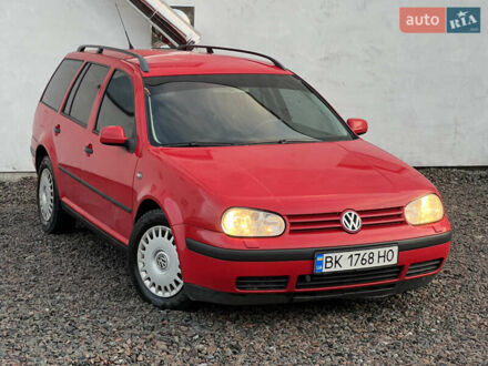 Красный Фольксваген Гольф, объемом двигателя 1.9 л и пробегом 357 тыс. км за 3500 $, фото 1 на Automoto.ua