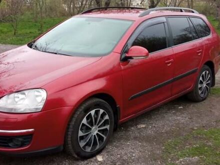 Красный Фольксваген Гольф, объемом двигателя 1.9 л и пробегом 244 тыс. км за 6700 $, фото 1 на Automoto.ua