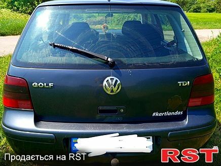 Фольксваген Гольф, об'ємом двигуна 1.9 л та пробігом 272 тис. км за 3500 $, фото 1 на Automoto.ua