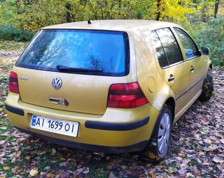 Желтый Фольксваген Гольф, объемом двигателя 1.4 л и пробегом 229 тыс. км за 3000 $, фото 3 на Automoto.ua
