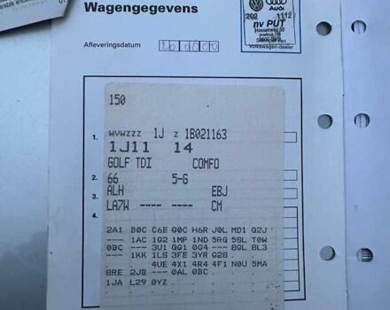 Серый Фольксваген Гольф, объемом двигателя 1.9 л и пробегом 414 тыс. км за 4200 $, фото 90 на Automoto.ua