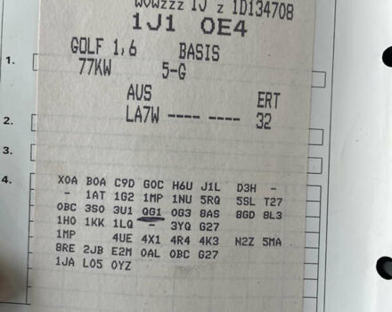 Сірий Фольксваген Гольф, об'ємом двигуна 1.6 л та пробігом 200 тис. км за 4399 $, фото 76 на Automoto.ua