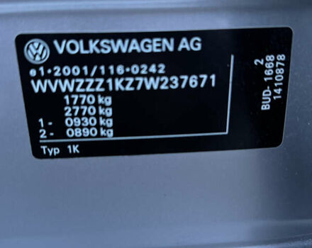 Серый Фольксваген Гольф, объемом двигателя 1.4 л и пробегом 186 тыс. км за 6000 $, фото 14 на Automoto.ua