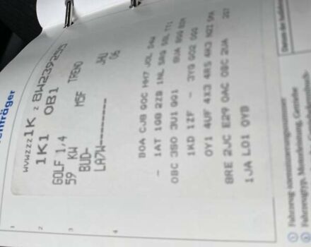 Серый Фольксваген Гольф, объемом двигателя 1.39 л и пробегом 223 тыс. км за 5750 $, фото 25 на Automoto.ua