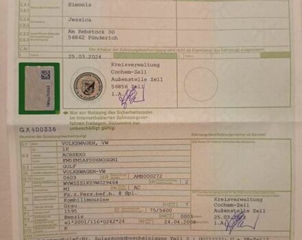 Серый Фольксваген Гольф, объемом двигателя 1.6 л и пробегом 168 тыс. км за 6800 $, фото 26 на Automoto.ua