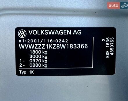 Сірий Фольксваген Гольф, об'ємом двигуна 1.6 л та пробігом 200 тис. км за 5790 $, фото 45 на Automoto.ua