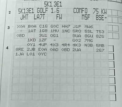 Сірий Фольксваген Гольф, об'ємом двигуна 1.6 л та пробігом 203 тис. км за 7800 $, фото 39 на Automoto.ua