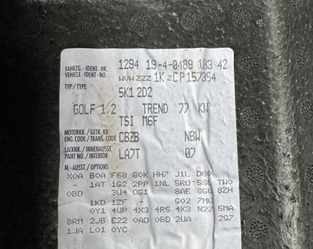 Сірий Фольксваген Гольф, об'ємом двигуна 1.2 л та пробігом 250 тис. км за 9300 $, фото 58 на Automoto.ua