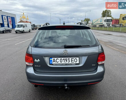 Фольксваген Гольф 2009 у Ковель на Automoto.ua Сірий Фольксваген Гольф, об'ємом двигуна 1.6 л та пробігом 205 тис. км за 7350 $, фото 5 на Automoto.ua