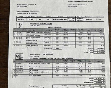 Серый Фольксваген Гольф, объемом двигателя 1.6 л и пробегом 173 тыс. км за 7199 $, фото 43 на Automoto.ua