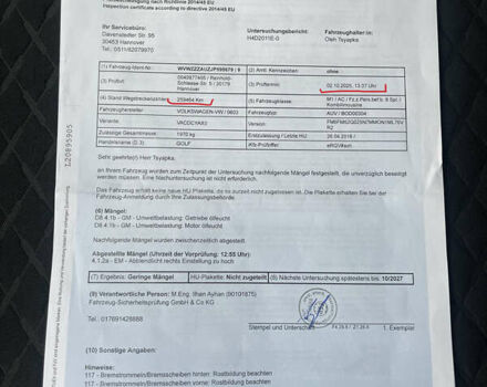 Серый Фольксваген Гольф, объемом двигателя 2 л и пробегом 260 тыс. км за 15550 $, фото 26 на Automoto.ua