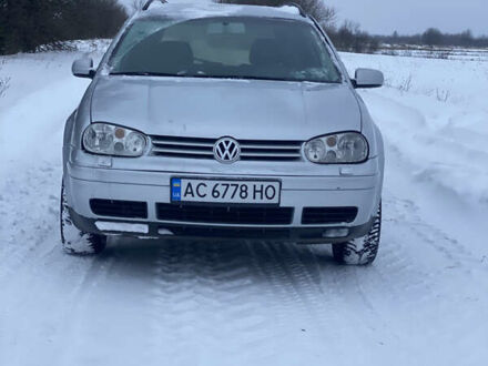 Серый Фольксваген Гольф, объемом двигателя 1.9 л и пробегом 316 тыс. км за 4300 $, фото 1 на Automoto.ua