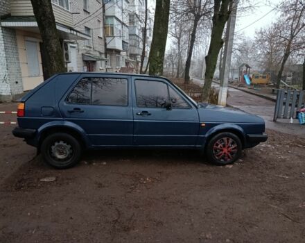 Синий Фольксваген Гольф, объемом двигателя 1.6 л и пробегом 200 тыс. км за 1700 $, фото 1 на Automoto.ua