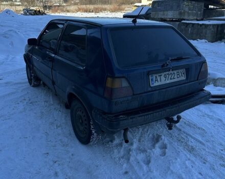 Синий Фольксваген Гольф, объемом двигателя 1.6 л и пробегом 500 тыс. км за 1300 $, фото 2 на Automoto.ua